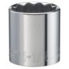 1/2-in Drive 1-1/4-in 12 Point SAE Shallow Socket