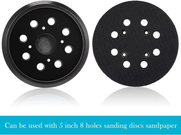 5 Inch 8 Hole Hook and Loop Orbital Sander Replacement Pad