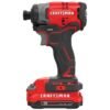 V20* Cordless Brushless 1/4-in. Impact Driver Kit (1 Battery)