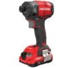 V20* Brushless Cordless 1/4-in Impact Driver (2 Batteries)