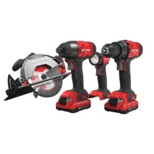 V20* CORDLESS 4-TOOL COMBO KIT (2 BATTERIES)