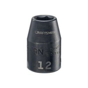 1/2-in Drive 12mm Metric Impact Shallow Socket