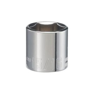 3/8-in Drive 15/16-in 6 Point SAE Shallow Socket