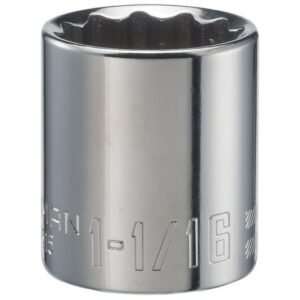 1/2-in Drive 1-1/16-in 12 Point SAE Shallow Socket