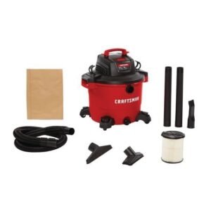 16 Gal.* 6.5 Peak HP** Heavy-Duty Wet/Dry Vac with Attachments