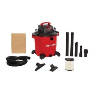 20 Gal.* 6.5 Peak HP** Heavy-Duty Wet/Dry Vac with Attachments