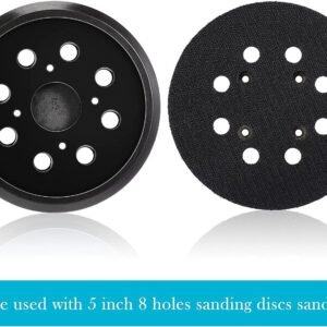 5 Inch 8 Hole Hook and Loop Orbital Sander Replacement Pad