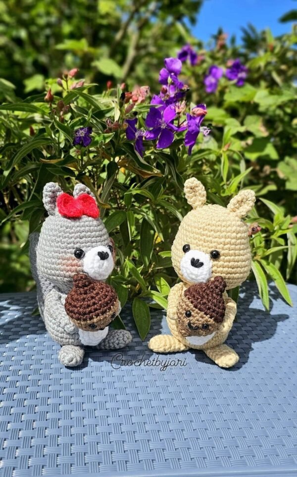 Ardillas Amigurumis