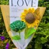 Rosa y Girasol Bouquet