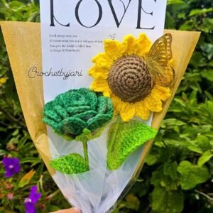 Rosa y Girasol Bouquet