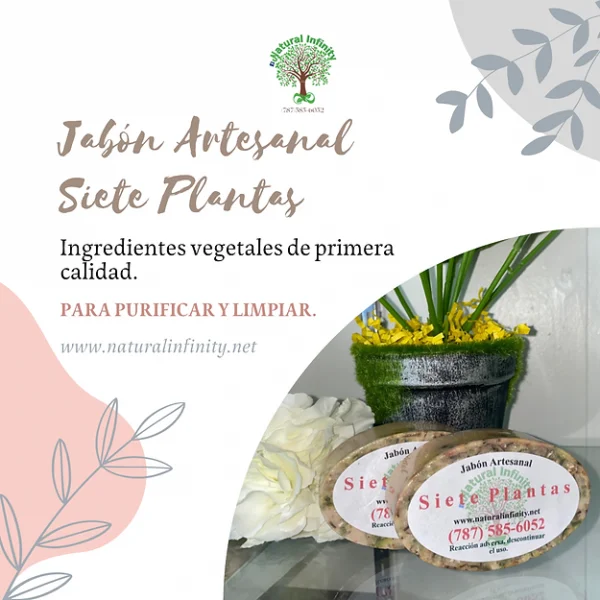 Jabón Artesanal Siete Plantas