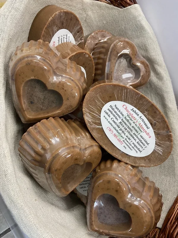 Handmade Chocolate and Almond Soap
