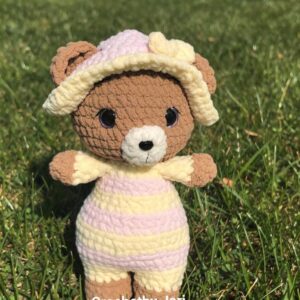 Osito de Peluche Amigurumi en Chenille