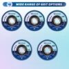 Flap Discs 4 1/2" x 7/8" for Angle Grinder,4 1/2 Inch Grinding Wheels, Zirconia Grinding Discs for Metal, Wood, and Stainless Steel Finishing