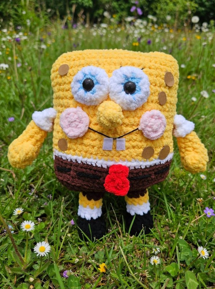 SpongeBob SquarePants Amigurumi - Handcrafted in Puerto Rico