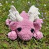 Dragón Amigurumi Tejido a Mano - Arte en Crochet - Light Pink