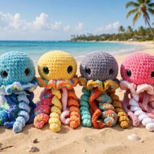 Handcrafted Premium Jellyfish Amigurumi Crochet Plush