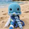 Handcrafted Premium Jellyfish Amigurumi Crochet Plush - Azul Acua